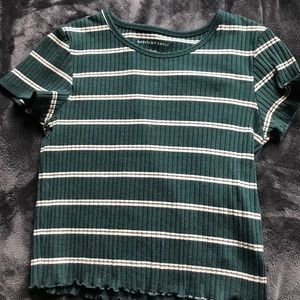 DARK GREEN AMERICAN EAGLE TEE